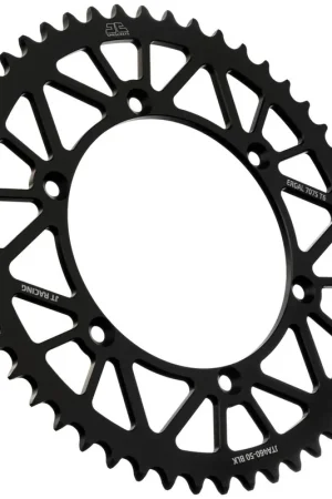 JT SPROCKETS - REAR RACELITE ALU 50T BLACK - Sprockets - 520 Exclusief